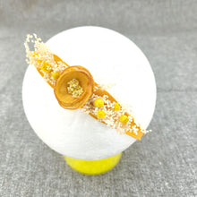Load image into Gallery viewer, Babymoon Baby Girl's Designer Floral Headband | Girls Hair Accessories | Golden