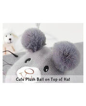 Load image into Gallery viewer, Babymoon Baby Bear Winter Ear Protection Cap Kids Hat Boys Girls Cap | 0-24M | Grey