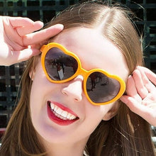 Load image into Gallery viewer, Babymoon Kids Heart Shaped Summer Sunglasses | Goggles | For Girls & Boys | Yellow