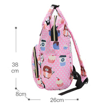 Load image into Gallery viewer, Babymoon Mother Diaper Bag Lightweight Multifunctional Travel Unisex Diaper Backpack - Pink Icecream