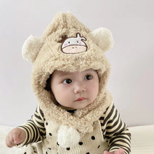 Load image into Gallery viewer, Babymoon Baby Earmuffs Winter Cap Kids Hat Boys Girls Caps | Khaki | 1-15 Years