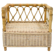 Load image into Gallery viewer, Babymoon Rustic Cane King Sofa | Wooden Properties | Baby Photography Props