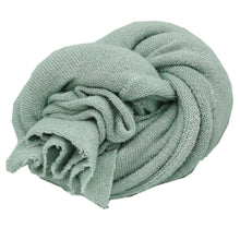 Load image into Gallery viewer, Babymoon Knitted Premium Wool Wrap | Baby Photography Shoot Wrap | Green