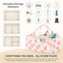 Load image into Gallery viewer, Babymoon Baby Products Caddy Diaper Organiser Bag | Multifunctional Travel Diaper Backpack Baby Wipes Felt Storage, Nursery, Foldable and Portable