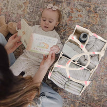 Load image into Gallery viewer, Babymoon Baby Products Caddy Diaper Organiser Bag | Multifunctional Travel Diaper Backpack Baby Wipes Felt Storage, Nursery, Foldable and Portable