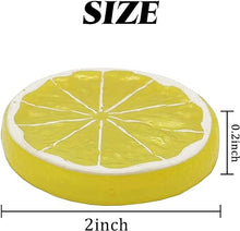 Load image into Gallery viewer, Babymoon | Set of 20 | Simulation Fake Mini Lemon Slices | Artificial Plastic Model | Ornament Decoration | Photography Props Basket Display Filler Slices