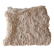Load image into Gallery viewer, Babymoon | Handspun Layer | Basket Filler | Baby Photography Blanket | Light Brown