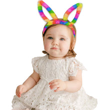 Load image into Gallery viewer, Babymoon Plush Ears Baby Girl’s Headband | Hair Accessories | Multi