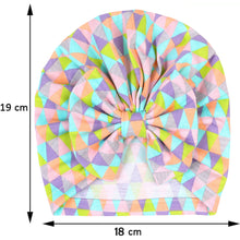 Load image into Gallery viewer, Babymoon Beanie Floral Bow Baby Boy's & Girl's Cap Kids | Toddler Infant Hat | Multi