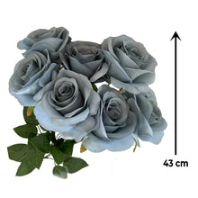 Load image into Gallery viewer, Babymoon Artificial Flowers Bunch | Curled Roses | 7 Head | Home Decoration | Baby Photoshoot Props | Gift Set | Pink