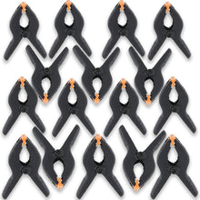 Load image into Gallery viewer, Babymoon 4.7inch/12cm Clamps Clips, Photography Backdrop Support Spring Clamps for Background Muslin, Canvas, Paper, Chromakey Screen, Backdrop Stand, Woodworking, Crafts | Black