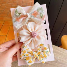Load image into Gallery viewer, Babymoon | Set of 3 | Designer Princess Baby Girl’s Headbands | Hair Accessories | White | Yellow