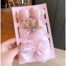 Load image into Gallery viewer, Babymoon | Set of 3 | Designer Princess Baby Girl’s Headbands | Hair Accessories | Pink