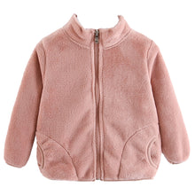 Load image into Gallery viewer, Babymoon Winter Baby Boys & Girls Sweater Kids Jacket Zipper Cardigan | Pink
