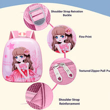Load image into Gallery viewer, Babymoon Multipurpose Kids Backpack | Children’s School Bag for Boys & Girl’s | Kids Travel Backpack | Princess