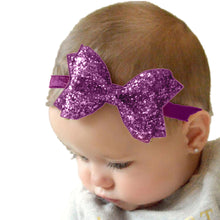 Load image into Gallery viewer, Babymoon Kids Girls Glittering Bow Hairband | Baby Headband | Hair Accessories