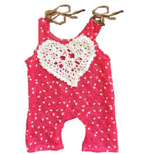 Load image into Gallery viewer, Babymoon Set of 2 | Popcorn Romper with Cap | Baby Photoshoot Props Costumes | 0-3 months | Pink