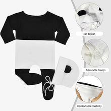 Load image into Gallery viewer, Babymoon | Set of 2 | Panda Romper Bodysuit with Hat | Baby Photography Props | Costumes