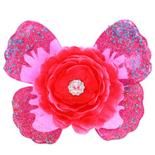 Load image into Gallery viewer, Babymoon Butterfly Fairy Angel Costumes Baby Wings Photography Props with Hairband | Baby Gift Set | Set of 2 | Darkpink
