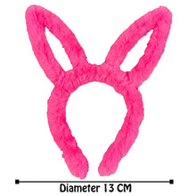 Load image into Gallery viewer, Babymoon Plush Ears Baby Girl’s Headband | Hair Accessories | Pink