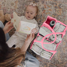 Load image into Gallery viewer, Babymoon Baby Products Caddy Diaper Organiser Bag | Multifunctional Travel Diaper Backpack Baby Wipes Felt Storage, Nursery, Foldable and Portable