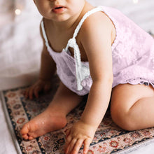 Load image into Gallery viewer, Babymoon Cotton Spaghetti Embroidery Baby Girl’s Frock Dress | Baby Photoshoot Props | Pink