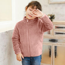 Load image into Gallery viewer, Babymoon Winter Baby Boys & Girls Sweater Kids Jacket Zipper Cardigan | Pink