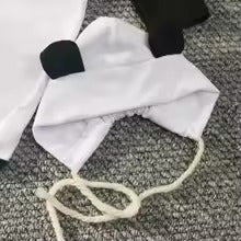 Load image into Gallery viewer, Babymoon | Set of 2 | Panda Romper Bodysuit with Hat | Baby Photography Props | Costumes