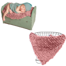 Load image into Gallery viewer, Babymoon | Handspun Layer | Basket Filler | Baby Photography Blanket | Peach