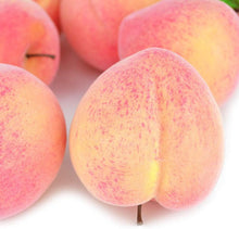 Load image into Gallery viewer, Babymoon Plastic Artificial Peach | Decorative Add-ons | Photography Props | Set of 20