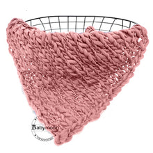 Load image into Gallery viewer, Babymoon | Handspun Layer | Basket Filler | Baby Photography Blanket | Peach