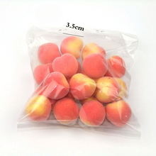 Load image into Gallery viewer, Babymoon Plastic Artificial Peach | Decorative Add-ons | Photography Props | Set of 20