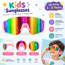 Load image into Gallery viewer, Babymoon Stylish Boys Girls Sports Kids Sunglasses Goggles with Case | Pink