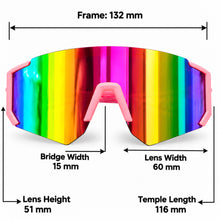 Load image into Gallery viewer, Babymoon Stylish Boys Girls Sports Kids Sunglasses Goggles with Case | Pink