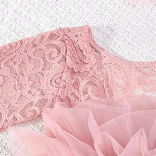 Load image into Gallery viewer, Babymoon Set of 2 | Fluffy Romper & Hairband | Baby Photoshoot Props Costumes | Pink | 0-1 Month