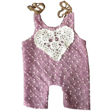 Load image into Gallery viewer, Babymoon Set of 2 | Popcorn Romper with Cap | Baby Photoshoot Props Costumes | 0-3 months | Purple