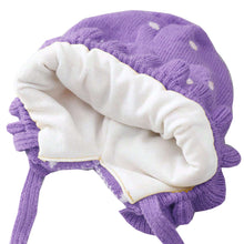 Load image into Gallery viewer, Babymoon Unisex Rabbit Winter Boy’s Girls Kids Cap Hat Baby Headwear | 0-24 M | Purple