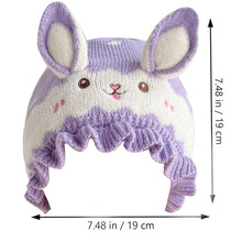 Load image into Gallery viewer, Babymoon Unisex Rabbit Winter Boy’s Girls Kids Cap Hat Baby Headwear | 0-24 M | Purple