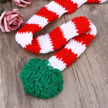 Load image into Gallery viewer, Babymoon Baby Long Tail Ball Cap | Baby Photography Props | Costume | Red-Green