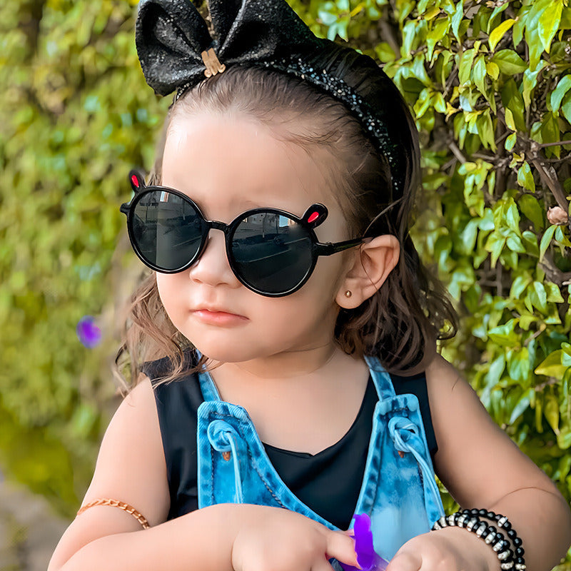 Babymoon Kids Bear Ears Shaped Summer Stylish Sunglasses Goggles F BABYMOON