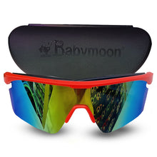 Load image into Gallery viewer, Babymoon Stylish Boys Girls Sports Kids Sunglasses Goggles with Case | Red