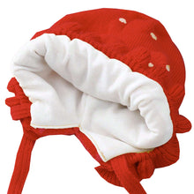 Load image into Gallery viewer, Babymoon Unisex Rabbit Winter Boy’s Girls Kids Cap Hat Baby Headwear | 0-24 M | Red