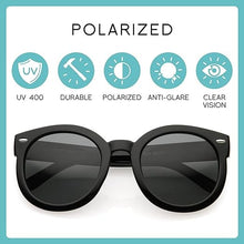 Load image into Gallery viewer, Babymoon Kids Summer Stylish Sunglasses | Goggles | For Girls &amp; Boys | Black
