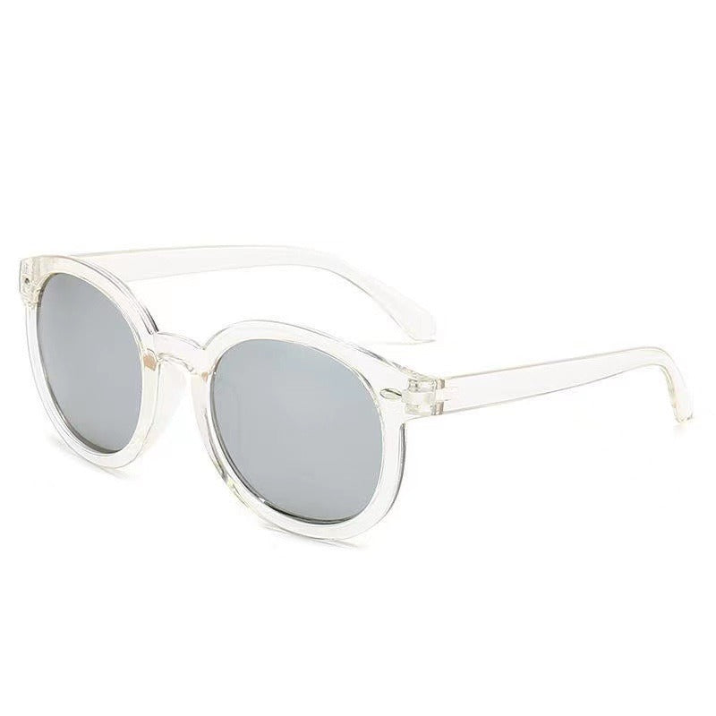 Babymoon Kids Summer Stylish Transparent Sunglasses | Goggles | For Girls & Boys | White
