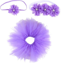 Load image into Gallery viewer, Babymoon Tutu Skirt Newborn Photography Outfit Costume - Purple