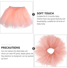 Load image into Gallery viewer, Babymoon Tutu Skirt Newborn Photography Outfit Costume - Peach