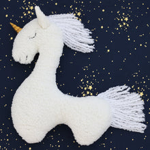 Load image into Gallery viewer, Babymoon Unicorn Horse Posing Pillow | Photoshoot Prop | Posing Aids | White