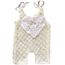 Load image into Gallery viewer, Babymoon Set of 2 | Popcorn Romper with Cap | Baby Photoshoot Props Costumes | 0-3 months | Beige