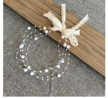 Load image into Gallery viewer, Babymoon Baby Girl' s Pearl Designer Headband | Girls Hair Accessories | White