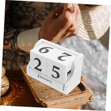 Load image into Gallery viewer, Babymoon Milestone Timeline Wooden Calendar Blocks | Add-ons | Baby Photoshoot Props|  White